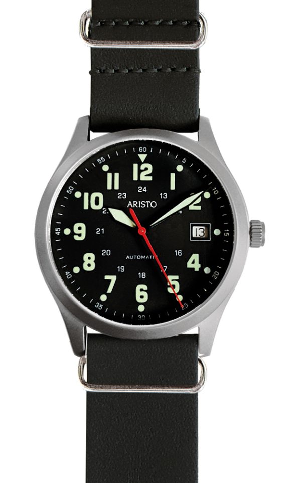 ARISTO Navy Style 3H221 schwarz Automatic Made in Germany