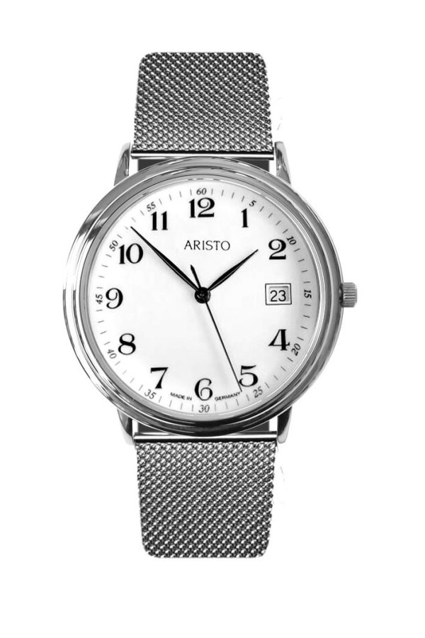 ARISTO Klassik Stahl Quarz 4H200-AM Made in Germany