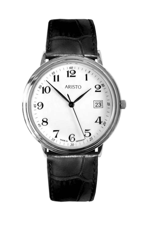 ARISTO Klassik Stahl Quarz 4H200-A Made in Germany