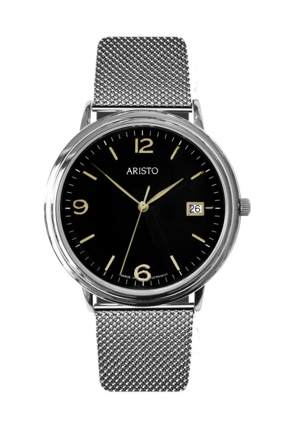 ARISTO Klassik Stahl Quarz 4H200-SGM Made in Germany