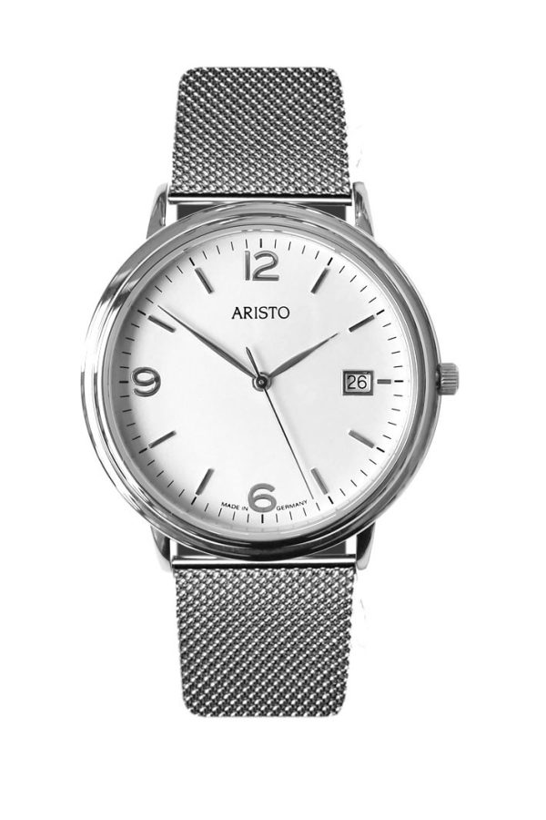 ARISTO Klassik Stahl Quarz 4H200-SM Made in Germany