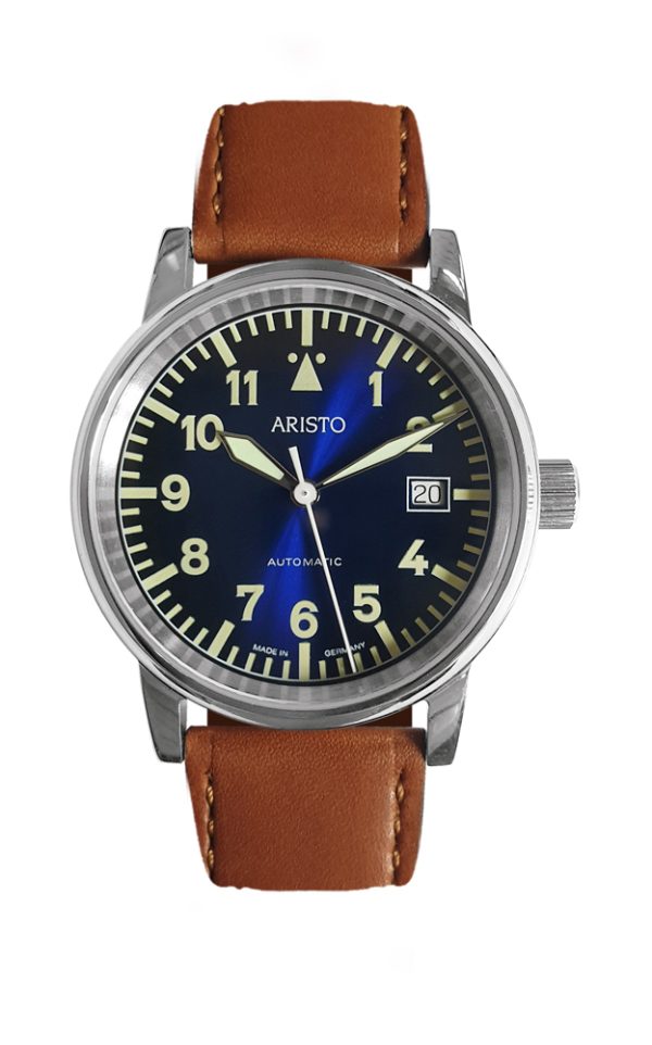 ARISTO Fliegeruhr Blau 4H251-L Automatic Made in Germany