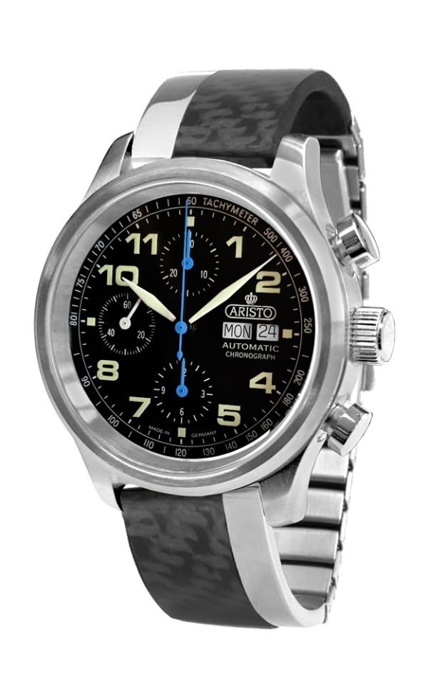 ARISTO Carbon-Chrono 7H142-CS2B Made in Germany