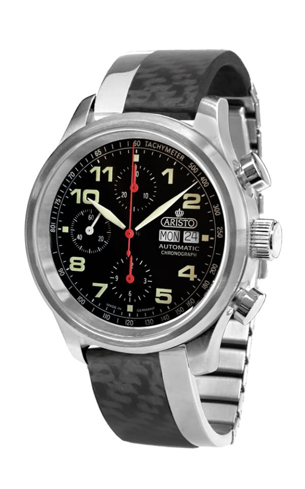 ARISTO Carbon-Chrono 7H142-CS2R Made in Germany
