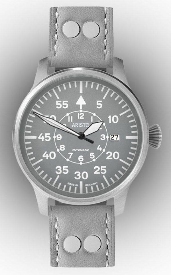 ARISTO Flieger grau 42 Pilot 7H154-L Automatic