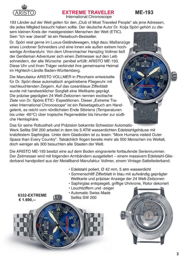 ARISTO 6332-EXTREME-TB ME-193 Automatic – Bild 5