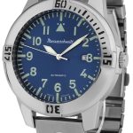 ME-46BLAU Retro Diver Automatic mit Edelstahl Halbspange