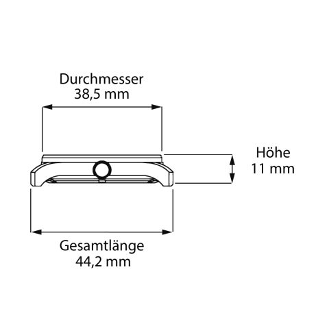 ARISTO Kleine Fliegeruhr Titan 5H85H Pilot Handaufzug – Bild 2