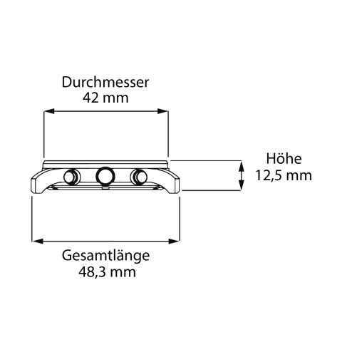ARISTO Bauhaus Weimar Chronograph 4H178 – Bild 3
