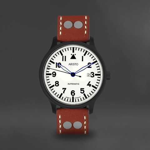 ARISTO Flieger 42 schwarz PVD 0H30-L Automatic