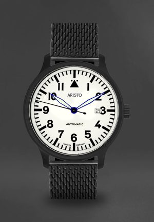 ARISTO Flieger 42 schwarz PVD 0H30-M Automatic