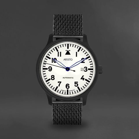 ARISTO Flieger 42 schwarz PVD 0H30-M Automatic