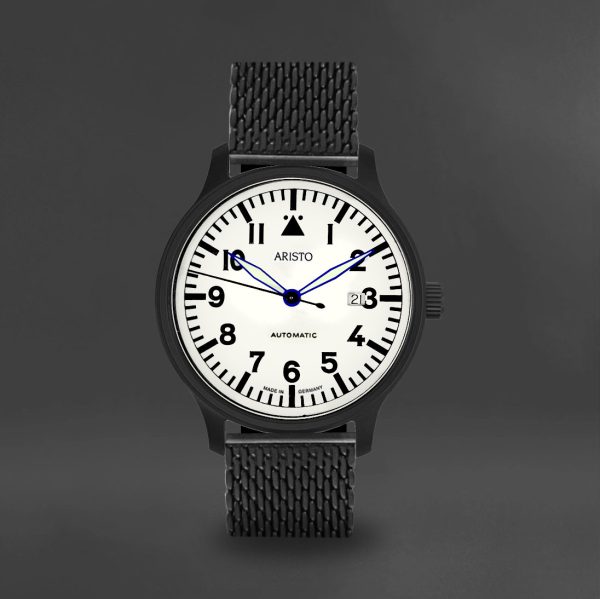 ARISTO Flieger 42 schwarz PVD 0H30-M Automatic