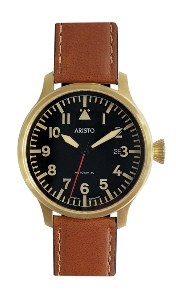 ARISTO Flieger 42 Gold PVD 0H32-L Automatic – Bild 2