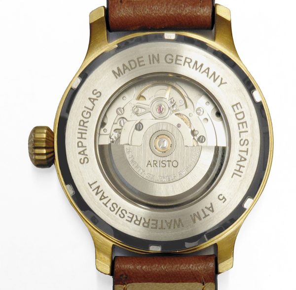 ARISTO Flieger 42 Gold PVD 0H32-L Automatic – Bild 3