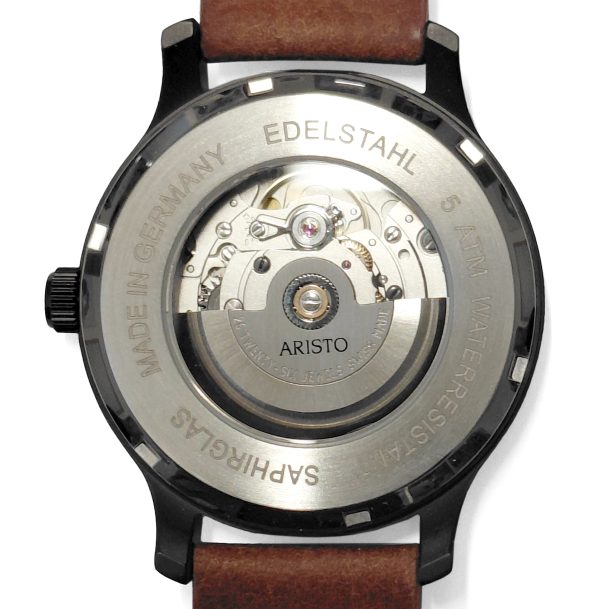 ARISTO Flieger 42 schwarz PVD 0H30-M Automatic – Bild 3