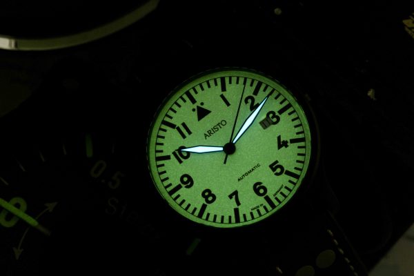 ARISTO Flieger 42 schwarz PVD 0H30-M Automatic – Bild 5