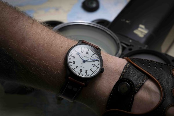 ARISTO Flieger 42 schwarz PVD 0H30-M Automatic – Bild 7