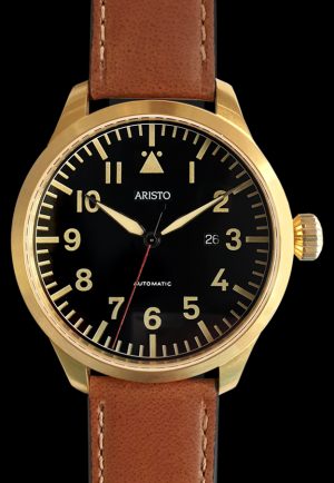 ARISTO Flieger 47 Gold PVD 0H33-L Automatic