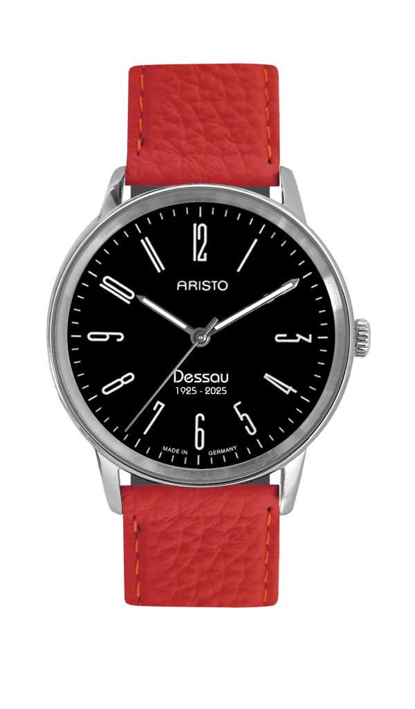 ARISTO Bauhaus Design Uhren 4H283-QLR-100