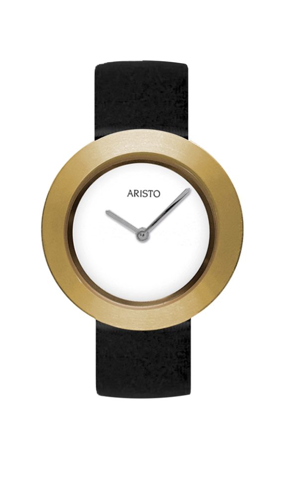 ARISTO Titan Schmuckband Quarzuhr 5D116-WS