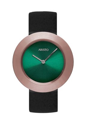 ARISTO Titan Schmuckband Quarzuhr 5D117-GS