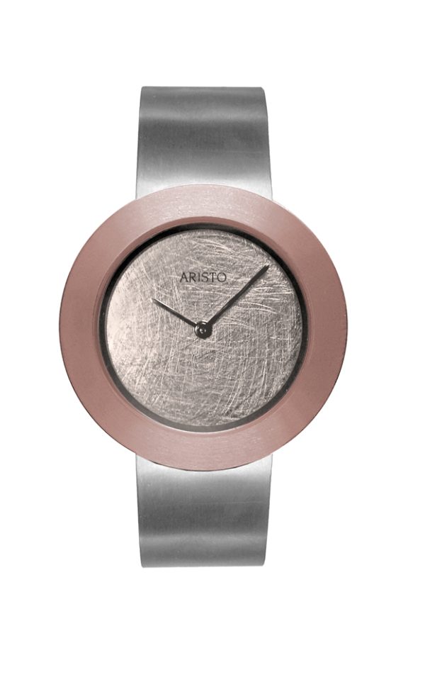 ARISTO Titan Schmuckband Quarzuhr 5D117-SiSP