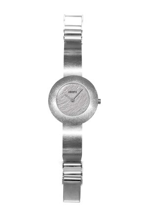 ARISTO Edelstahl Schmuckband Quarzuhr 7D56-3