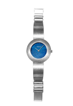 ARISTO Edelstahl Schmuckband Quarzuhr 7D56-6