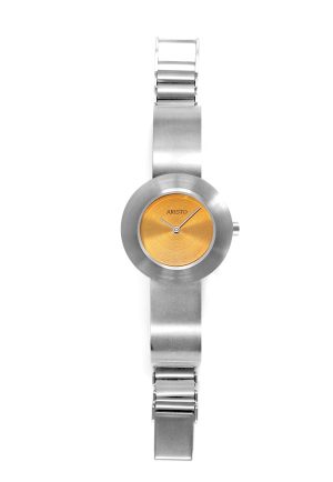 ARISTO Edelstahl Schmuckband Quarzuhr 7D73-3