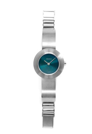 ARISTO Edelstahl Schmuckband Quarzuhr 7D73-4