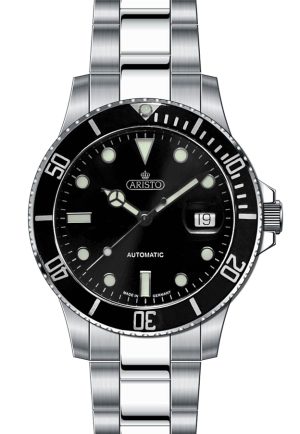 ARISTO Taucher-Uhr Aquaristo Automatic 4H98294-S Klassik Diver