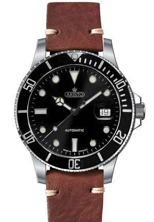 ARISTO Taucher-Uhr Aquaristo Automatic 7H98294-S Vintage Diver