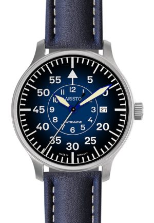 ARISTO Blaue 42 Pilot Dégradé 7H176-L Automatic