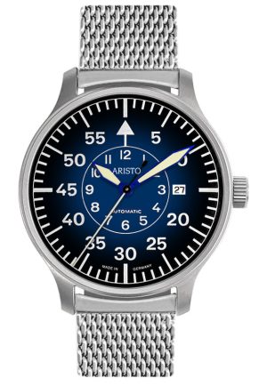 ARISTO Blaue 42 Pilot Dégradé 7H176-M Automatic